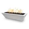 The Outdoor Plus 48" X 20" Linear Maya GFRC Fire Bowl 