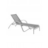 Redington Powdercoated Aluminum Sunlounger - Gray