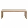 Essentials For Living Reed Coffee Table - Smoke Gray Pine - Front Angle - Essentials For Living Reed Coffee Table - Smoke Gray Pine - Front Angle