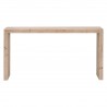 Essentials For Living Reed Console Table - Smoke Gray Pine - Front Angle