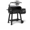 Broil King Regal Charcoal Offset 5 - Angled and Open