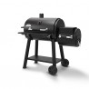 Broil King Regal Charcoal Offset 5 - Side Burner Angle