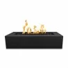 The Outdoor Plus Regal 48" Concrete Fire Pit Black - The Outdoor Plus Regal 48" Concrete Fire Pit Black