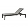 Cane-Line Relax Sunbed, Stackable Grey