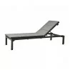 Cane-Line Relax Sunbed, Stackable Grey - Cane-Line Relax Sunbed, Stackable Grey
