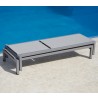 Cane-Line Relax Sunbed, Stackable pool view