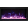Remii 35" Extra Slim Indoor Or Outdoor Electric Built-in Fireplace - Purple Flame