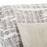 Sunpan Taira Swivel Lounge Chair - Shade Driftwood / Navarro Stone - Closeup Top Angle