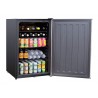 Summerset Grills 22 4.1c Outdoor Approved Fridge With Reversible Door with Lock - open with Contents
