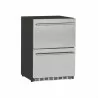 Summerset Grills 24 5.3C Deluxe Outdoor Rated 2-Drawer Fridge - Angled - Summerset Grills 24 5.3C Deluxe Outdoor Rated 2-Drawer Fridge - Angled