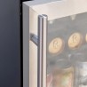 Summerset Grills 24 5.1c Outdoor Rated Fridge With Glass Door and Glass Shelves - Handle Detail