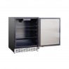 Summerset Grills 24 5.1c Outdoor Rated Fridge - Angled and Open