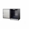 Summerset Grills 24 5.1c Outdoor Rated Fridge - Right to Left - Open and empty - Summerset Grills 24 5.1c Outdoor Rated Fridge - Right to Left - Open and empty