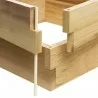 All Things Cedar 4' Double Raised Garden Box - Detached Connector - All Things Cedar 4' Double Raised Garden Box - Detached Connector