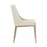 Sunpan Dionne Dining Chair in Monument Oatmeal - Side Angle - Sunpan Dionne Dining Chair in Monument Oatmeal - Side Angle