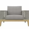 Sunpan Salerno Armchair - Palazzo Taupe - Front Angle - Sunpan Salerno Armchair - Palazzo Taupe - Front Angle