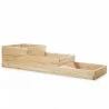  All Things Cedar 6' Tiered Garden Box - Side -  All Things Cedar 6' Tiered Garden Box - Side