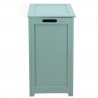 Oceanstar Storage Laundry Hamper - Turquoise - Side