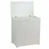Oceanstar Storage Laundry Hamper - White - Opened - Oceanstar Storage Laundry Hamper - White - Opened
