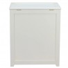 Oceanstar Storage Laundry Hamper - White - Back