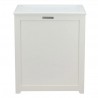 Oceanstar Storage Laundry Hamper - White - Front