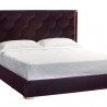 Sunpan Viola Bed - King - Giotto Cabernet - Front Side Angle