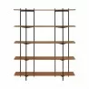 Greenington Studio Plus Metal Shelf, Amber - Front Angle - Greenington Studio Plus Metal Shelf, Amber - Front Angle
