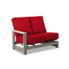 Telescope Casual Leeward Marine Grade Polymer Right Arm Loveseat w/ Hidden Motion