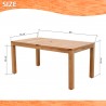 International Home Miami Amazonia - Dining Table Dimensions