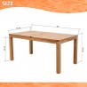 International Home Miami Amazonia Dining Table - Dimensions