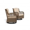 Tortuga Outdoor Rio Vista 2pc Outdoor Wicker Swivel Glider Chairs 5 2