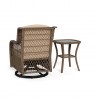 Tortuga Outdoor Rio Vista 2pc Outdoor Wicker Glider Chair and Table Set 11