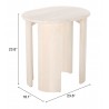 Risan Coffee Table Natural - Table Dimensions