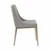 Sunpan Dionne Dining Chair in Monument Pebble - Side Angle - Sunpan Dionne Dining Chair in Monument Pebble - Side Angle