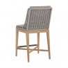 Sunpan Sorrento Counterstool Palazzo Taupe - Back Side Angle