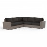 Coronado Sectional in Spectrum Carbon w/ Self Welt - Front Side Angle