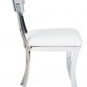 Sunpan Maiden Dining Chair - White - Set of Two - Side Angle