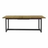 Sunpan Geneve Extension Dining Table Natural in 80'' to 104''  - Front Angle - Sunpan Geneve Extension Dining Table Natural in 80'' to 104''  - Front Angle