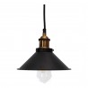 Moe's Home Collection Renata Pendant Lamp - Black - Top Angle