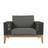 Sunpan Salerno Armchair - Gracebay Grey - Front Angle - Sunpan Salerno Armchair - Gracebay Grey - Front Angle
