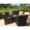 Rome 5-Piece Fire Chat Set - Rome 5-Piece Fire Chat Set