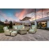 Rome Platinum 5-Piece Fire Chat Set - Canvas Spa - Rome Platinum 5-Piece Fire Chat Set - Canvas Spa