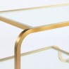 Sunpan Silvia Low Bookcase - Closeup Angle