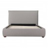 Moe's Home Collection Luzon Queen / King Bed - Greystone - Front Angle