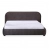 Moe's Home Collection Colin Queen Bed in Charcoal - Front Angle