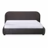 Moe's Home Collection Colin Queen Bed in Charcoal - Front Angle - Moe's Home Collection Colin Queen Bed in Charcoal - Front Angle