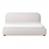 Moe's Home Collection Colin Queen Bed in Oatmeal - Front Angle