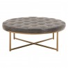 Essentials For Living Rochelle Upholstered Coffee Table - Side
