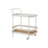 Cane-Line Roll Bar Trolley, white top view