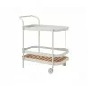 Cane-Line Roll Bar Trolley, white top view - Cane-Line Roll Bar Trolley, white top view